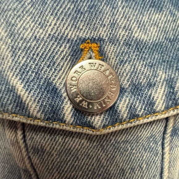 WeWoreWhat Blue Denim Romper - Picture 6 of 7